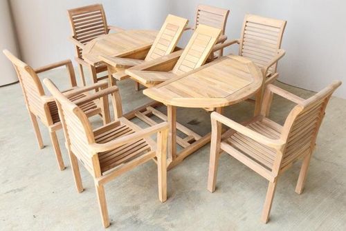 teak extending table