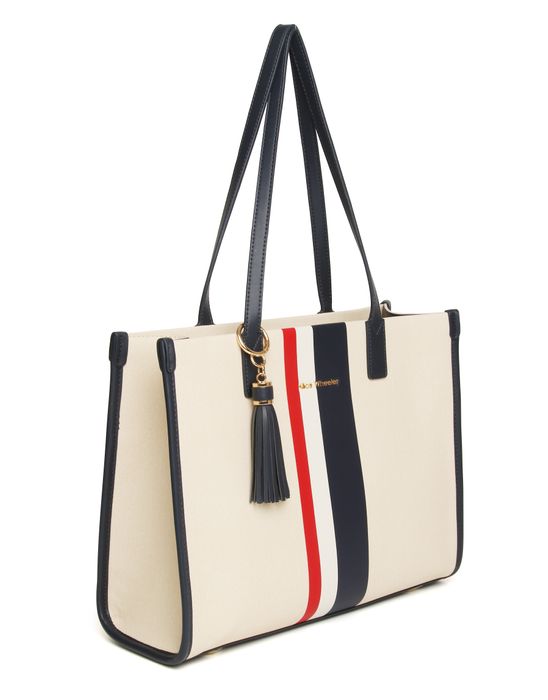 Navy Stripe Amalfi Tote Bag - By Alice Wheeler London  