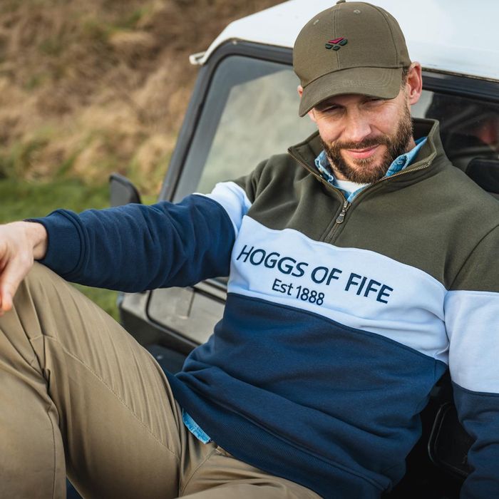 Hoggs Of Fife Dumfries 1888 Gents 1/4 Zip Sweatshirt