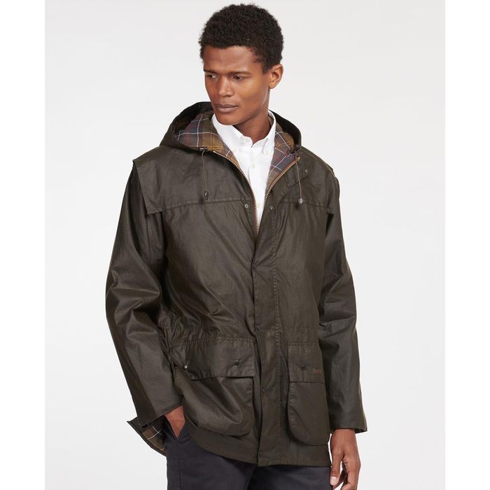 Barbour Mens Durham Wax Jacket