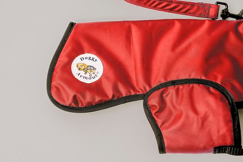 Red Doggy Armour - The Protective Dog Coat