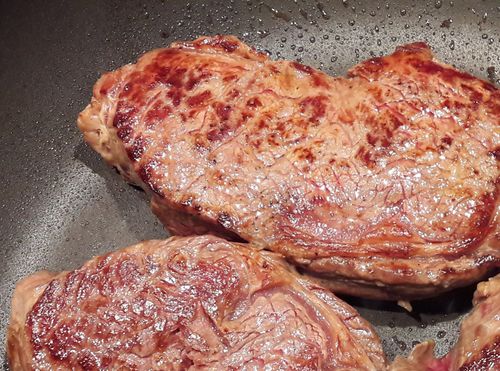 Buffalo steak wraps