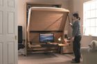 Vertical Study WallBed