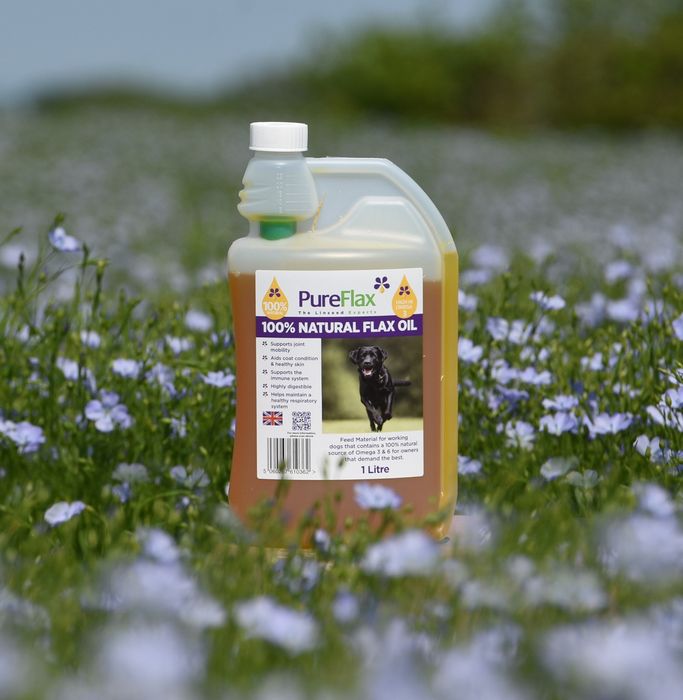 PureFlax Working Dog Oil Supplement - 100% Natural Flax Oil 