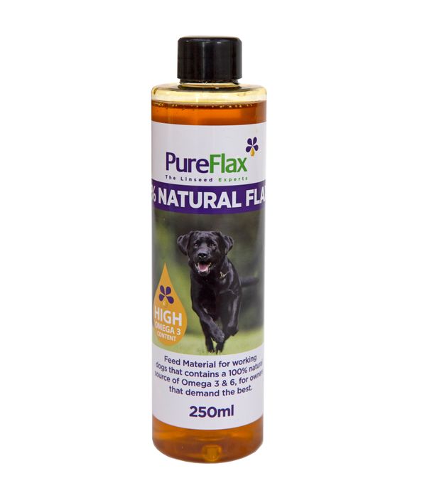 PureFlax Working Dog Oil Supplement - 100% Natural Flax Oil 