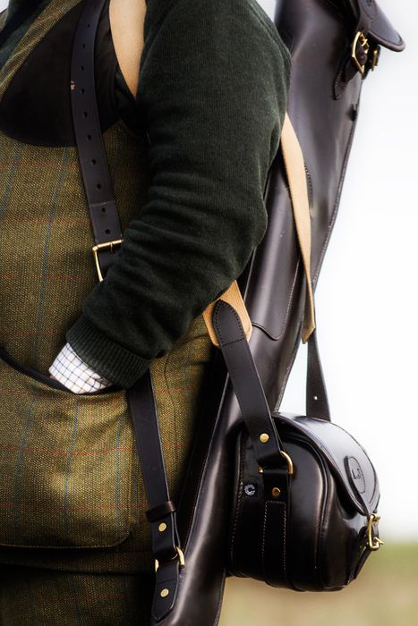 Byland Leather Gunslip & Cartridge bag