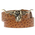 Steers head detachable belt buckle