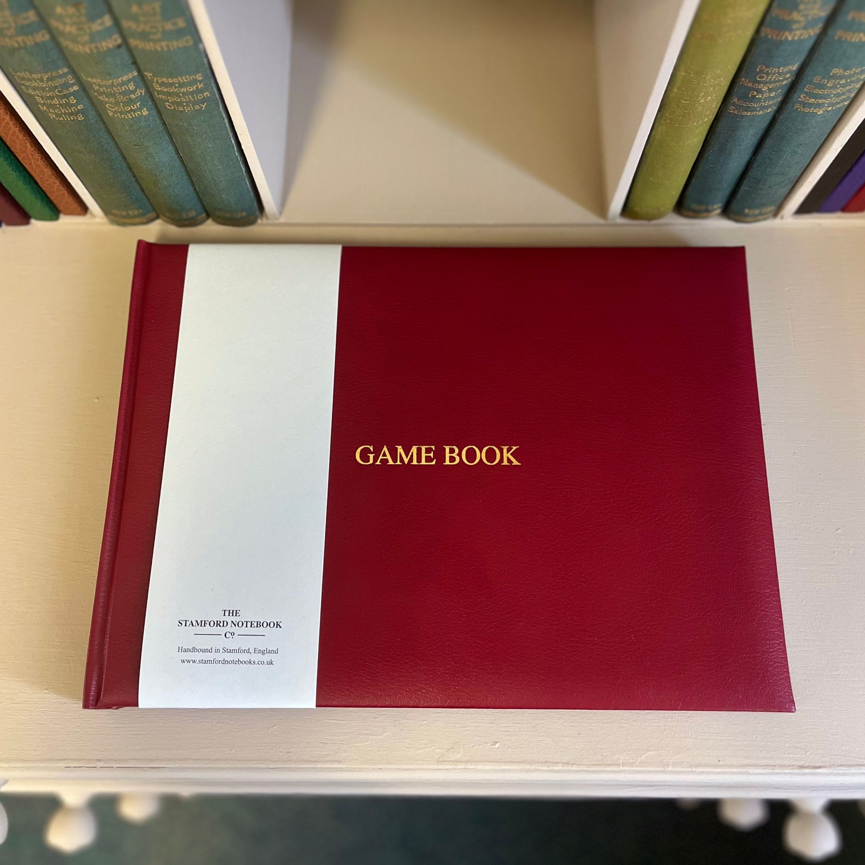 Personalised Leather Game Book