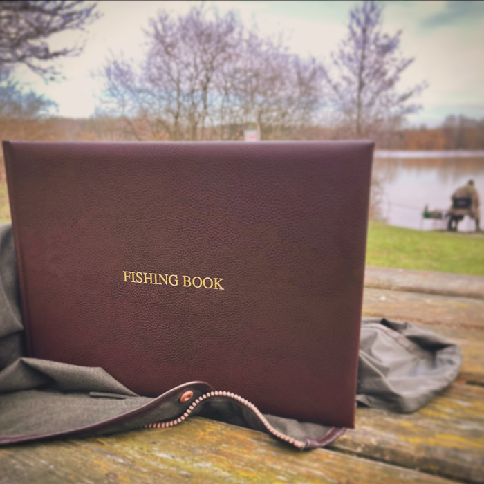 Leather Fishing Book