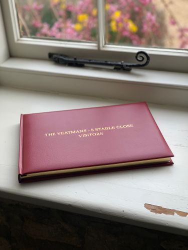 Leather Visitor Book