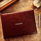 Leather Visitor Book