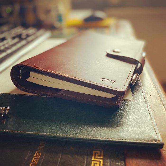 The Burghley Refillable Leather Journal