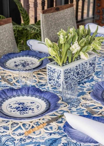 Delft Tulipiere Rectangle Vase