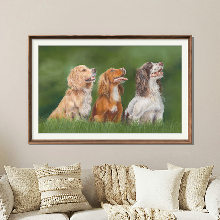 Steady Focus Original GunDog Artwork