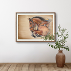 Flying Forward Original Horse Artwork