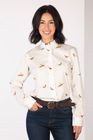 Ruffle Collar 100% Cotton Shirt - plain and patterned