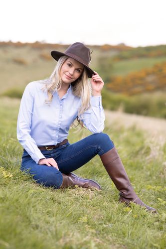 Ruffle Collar 100% Cotton Shirt - plain and patterned