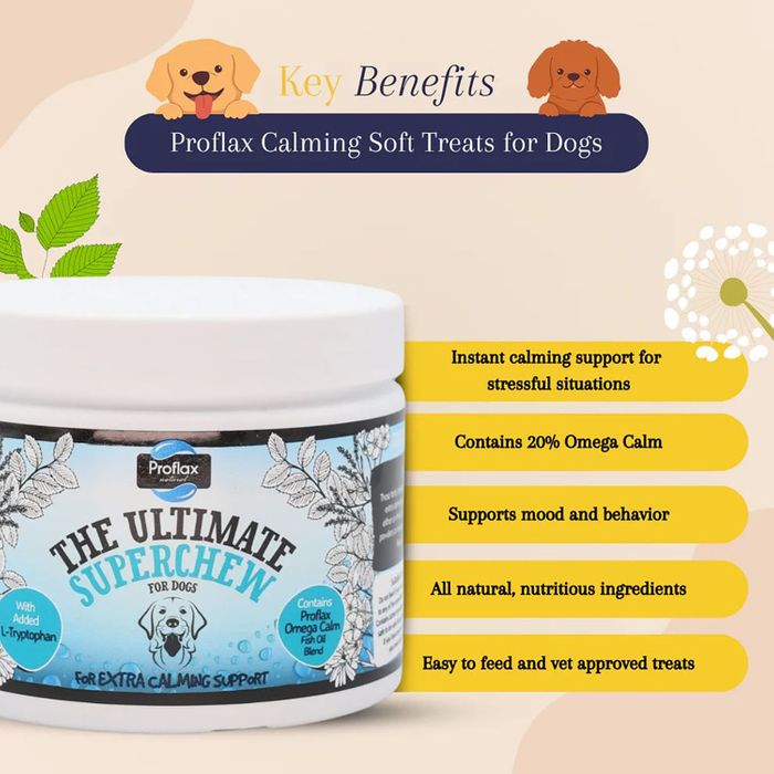Proflax Calming Superchews for Dogs