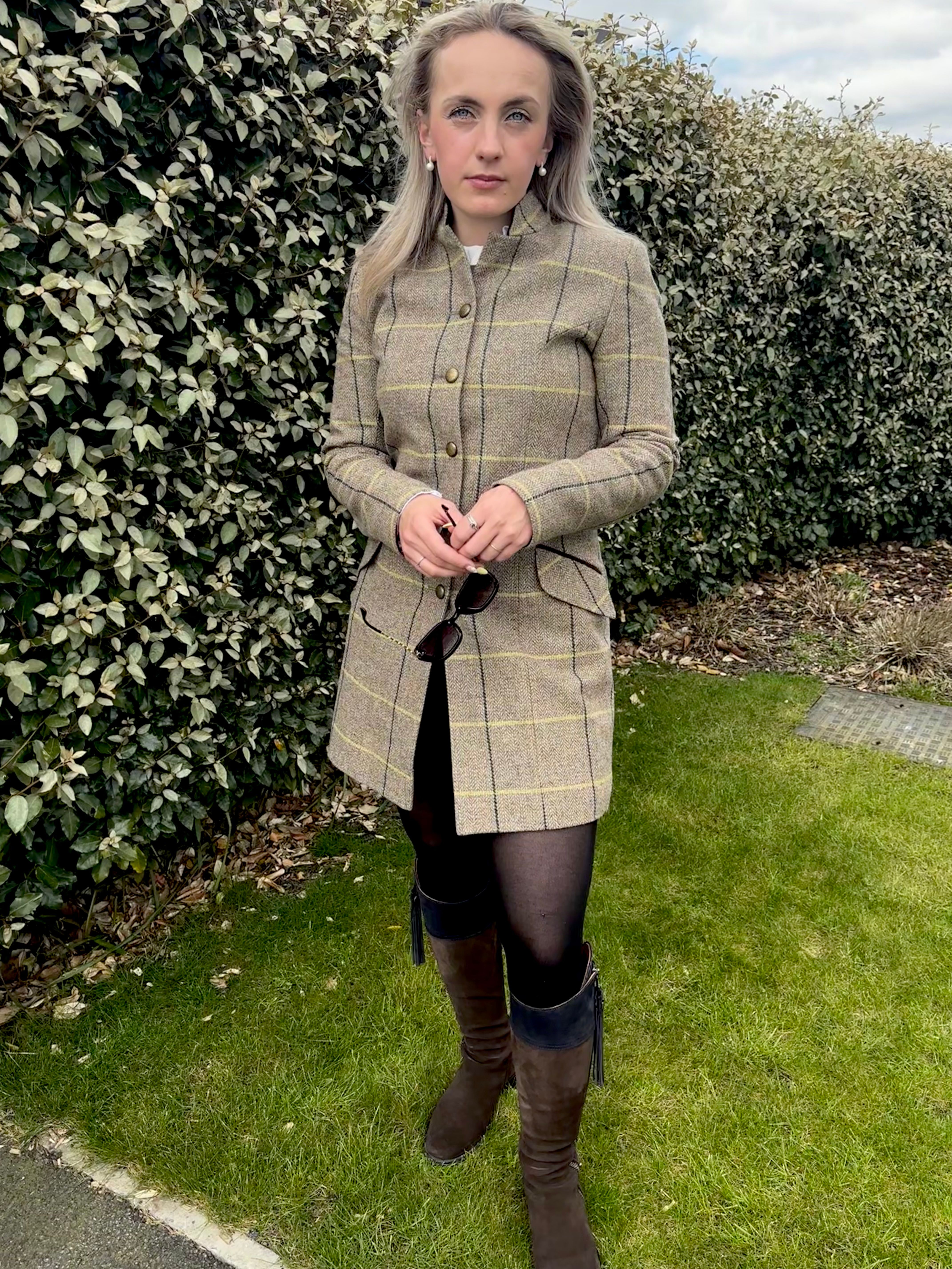 Topcoat Shetland wool superfine by Georgie