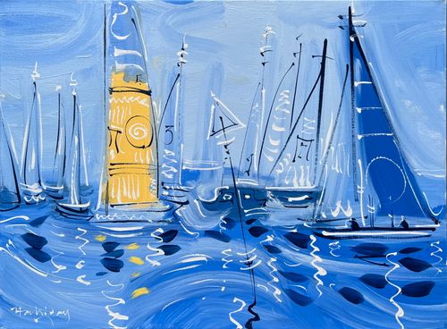 Yachts at Cowes, Alan Halliday