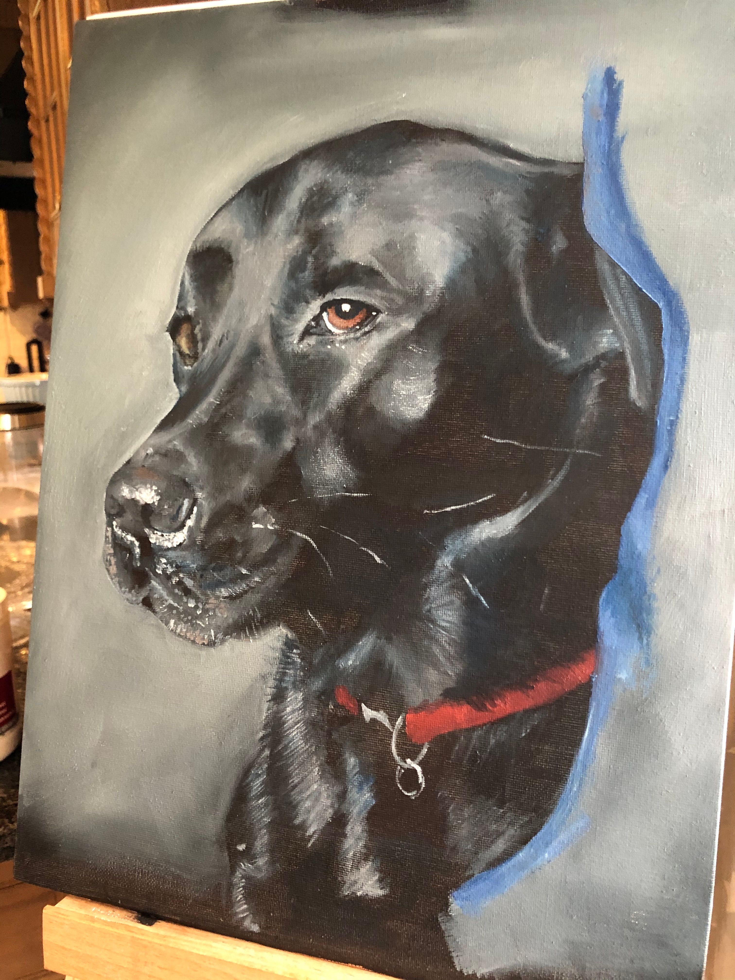 Commission an oil painting of your dog