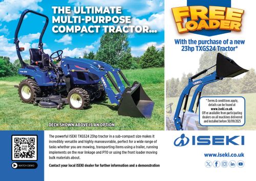 ISEKI TXGS24 Sub Compact Tractor - FREE Loader offer