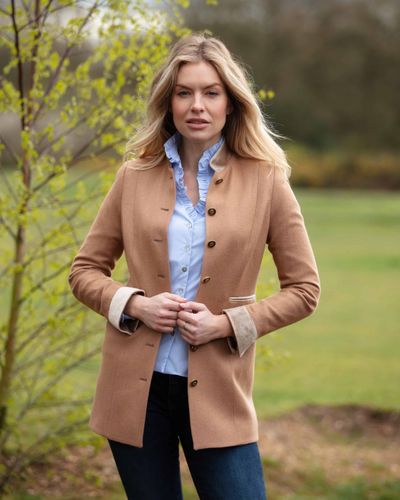 Susie Camel Cashmere Jacket