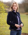 Beatriz Navy Velvet Jacket