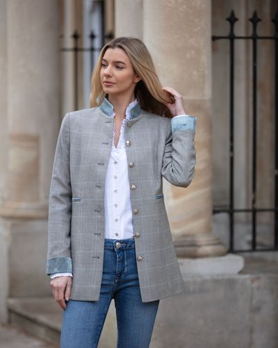 Romilly Check Cashmere Jacket 