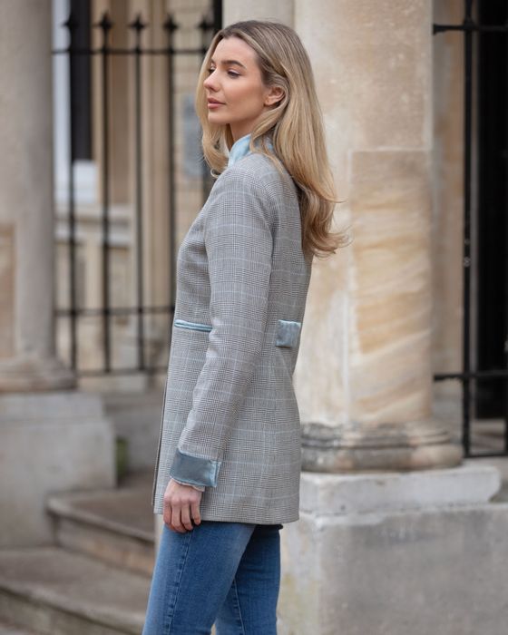 Romilly Check Cashmere Jacket 
