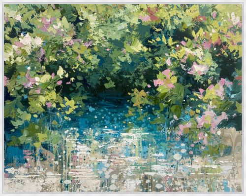 Rose and Teal by Paul Treasure £8500