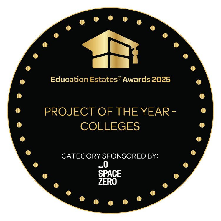 Education Estates® Awards 2025 – Project of the Year – Colleges, category sponsored by Space Zero