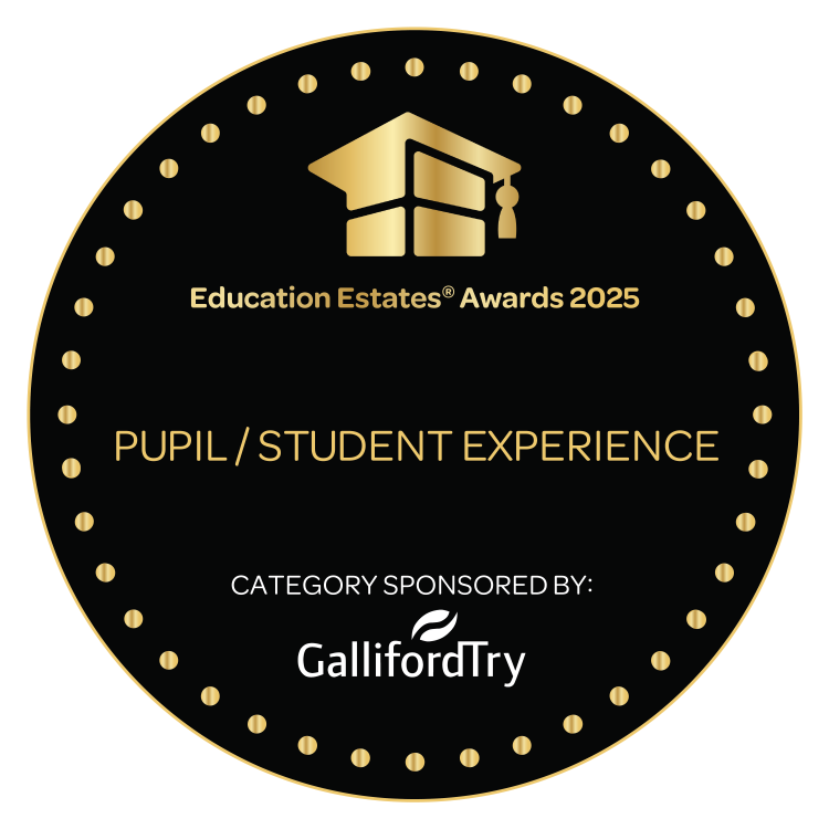 Education Estates® Awards 2025 – Pupil/Student Experience Award, category sponsored by Galliford Try