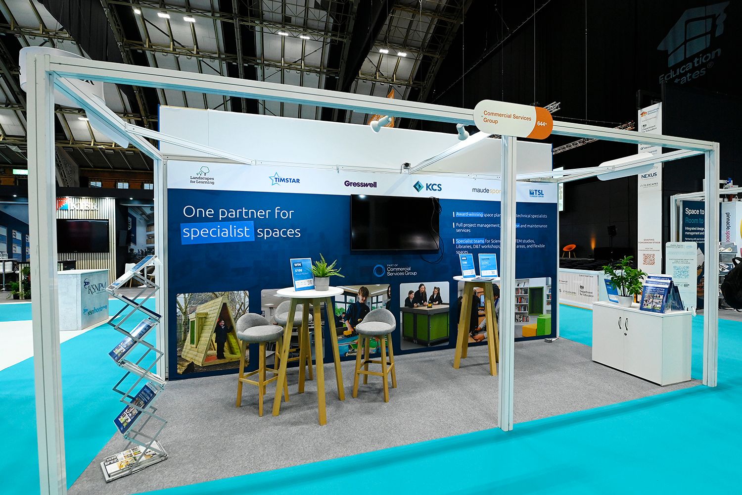 Commercial Services Group stand at Education Estates® 2025
