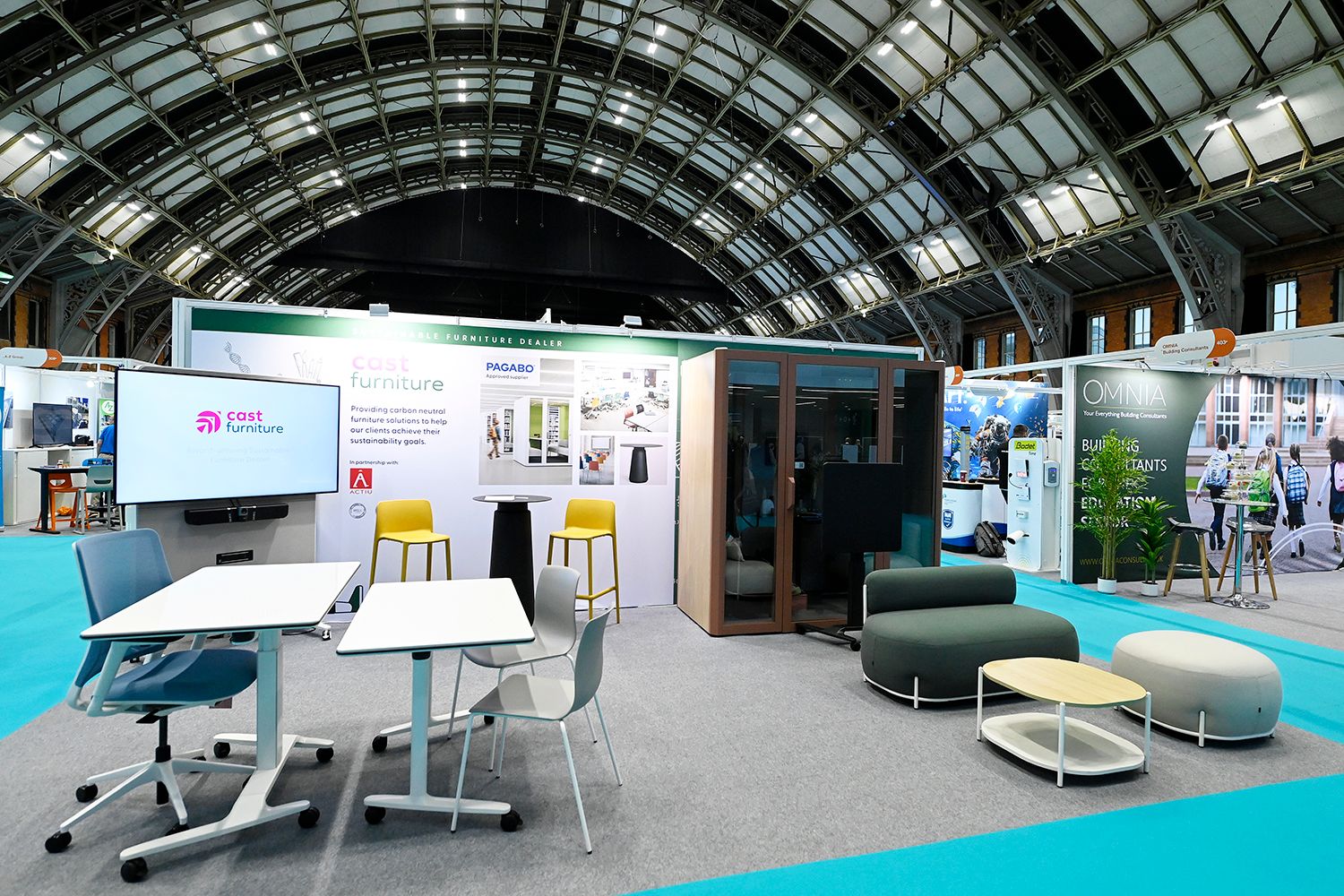 Cast Furniture stand at Education Estates® 2025