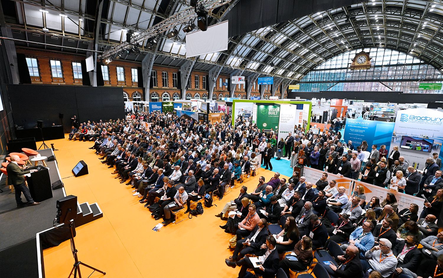 Delegates attending a keynote session at the Education Estates® Conference and Exhibition in Manchester Central