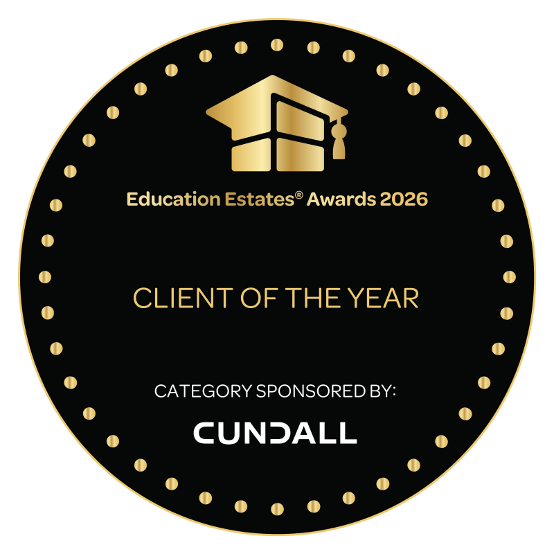 Education Estates® Awards 2026 – Client of the Year, category sponsored by Cundall