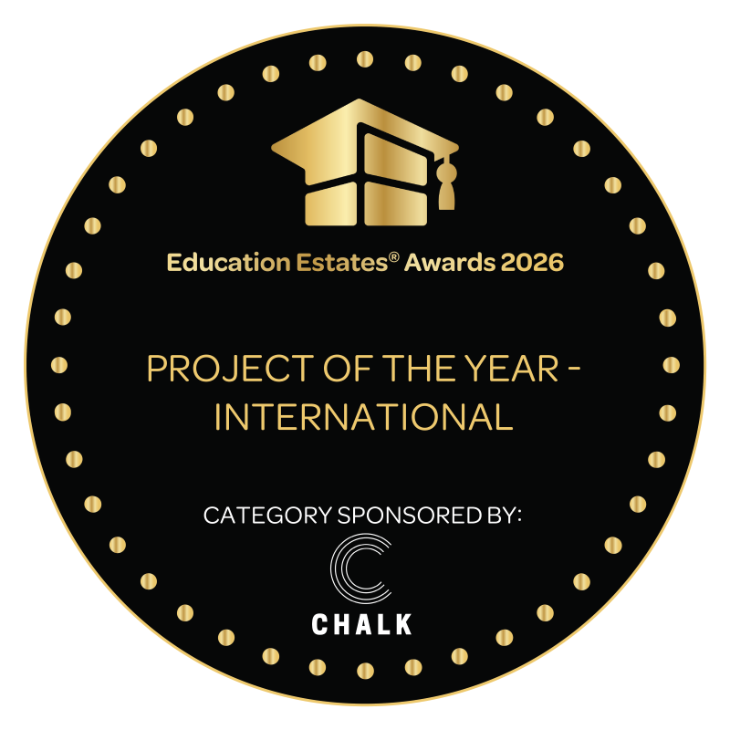Education Estates® Awards 2026 – Project of the Year – International, category sponsored by Chalk