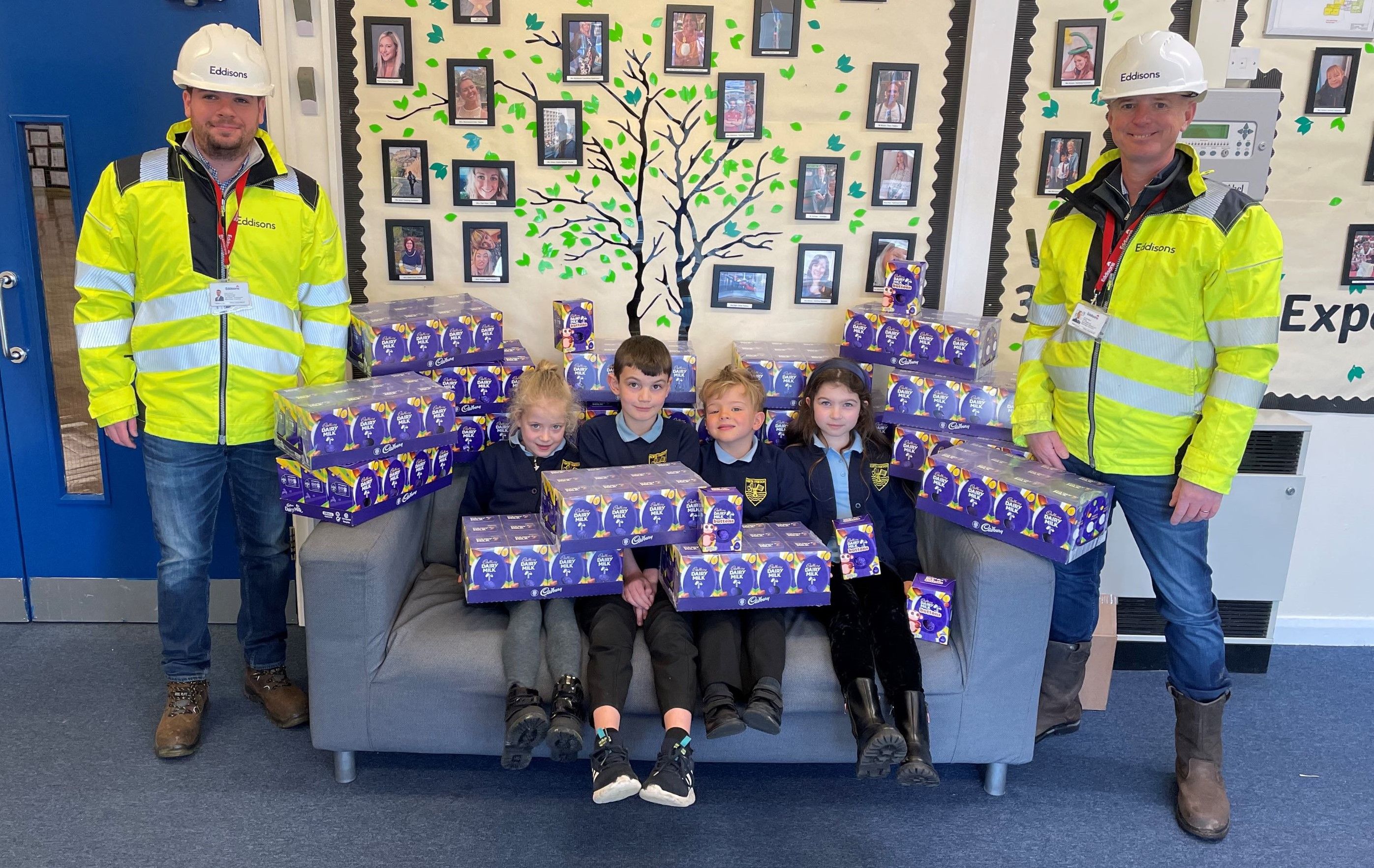 Eddisons bring Easter cheer to North Fawdon Primary School