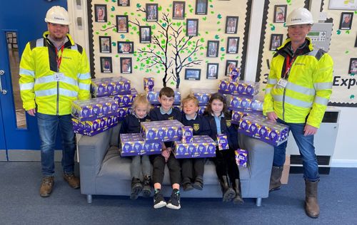 Eddisons bring Easter cheer to North Fawdon Primary School