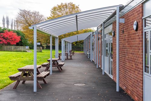 Cheswick Green School Canopies by Twinfix