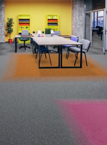 tivoli mist® - low carbon loop pile carpet tiles