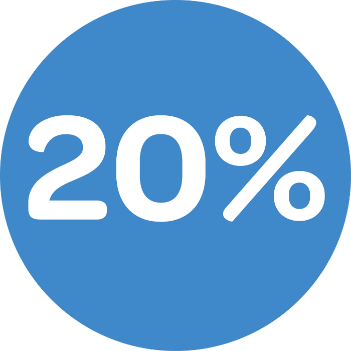 20%