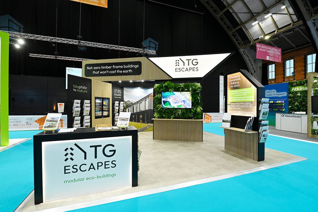 TG Escapes stand at Education Estates&reg; 2025