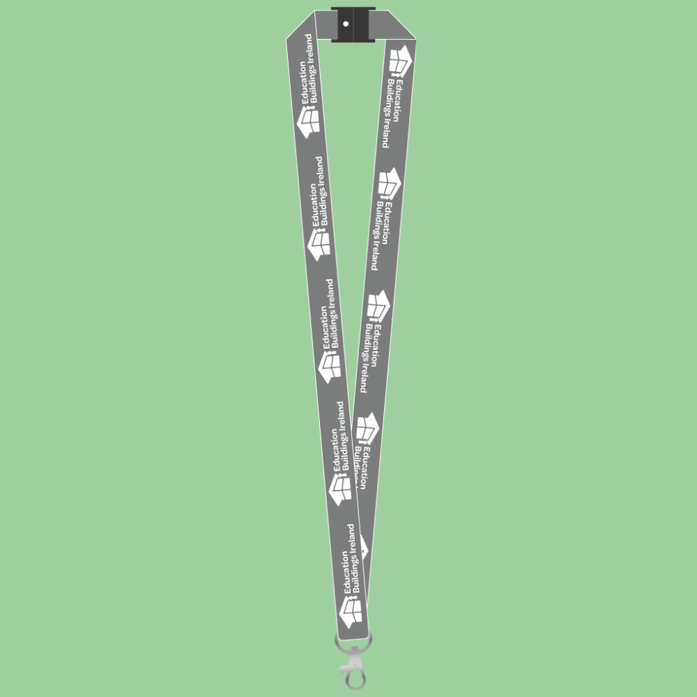 Grey Private Sector Visitor Lanyard