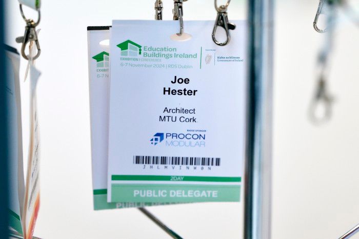 Badge Sponsorship Package at Education Buildings Ireland 2024