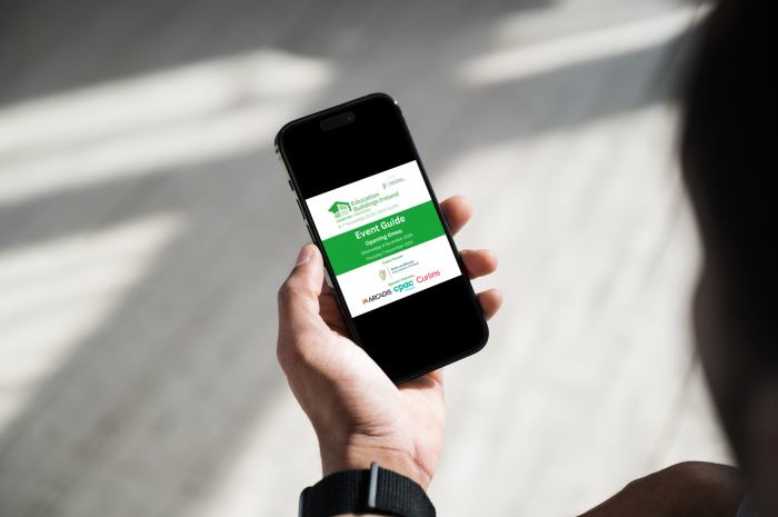 Digital Event Guide Advertising Package at Education Buildings Ireland 2024