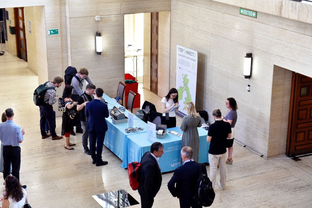 Registration area at the Public Sector Estates Congress 2025