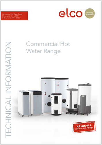 ELCO Commercial Hot Water Range Brochure