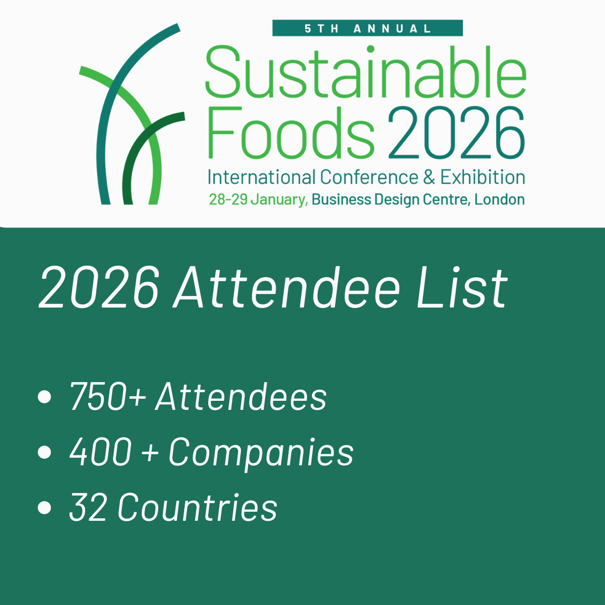2026 Attendee List